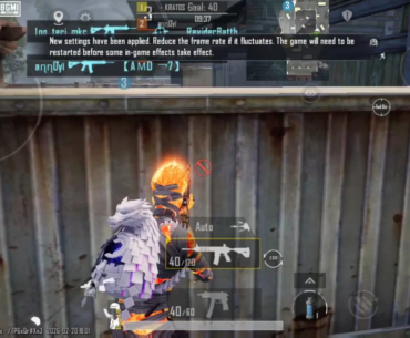 Killer combination Fire M4 + Fire Mummy, awesome hit effect.
