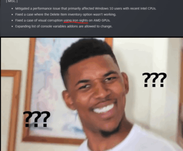 Using iron sights in counterstrike? Can someone explain what was fixed acutaly?