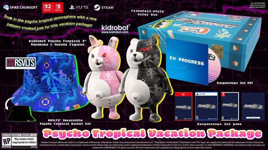 Danganronpa 2x2 Psycho Tropical Vacation Package