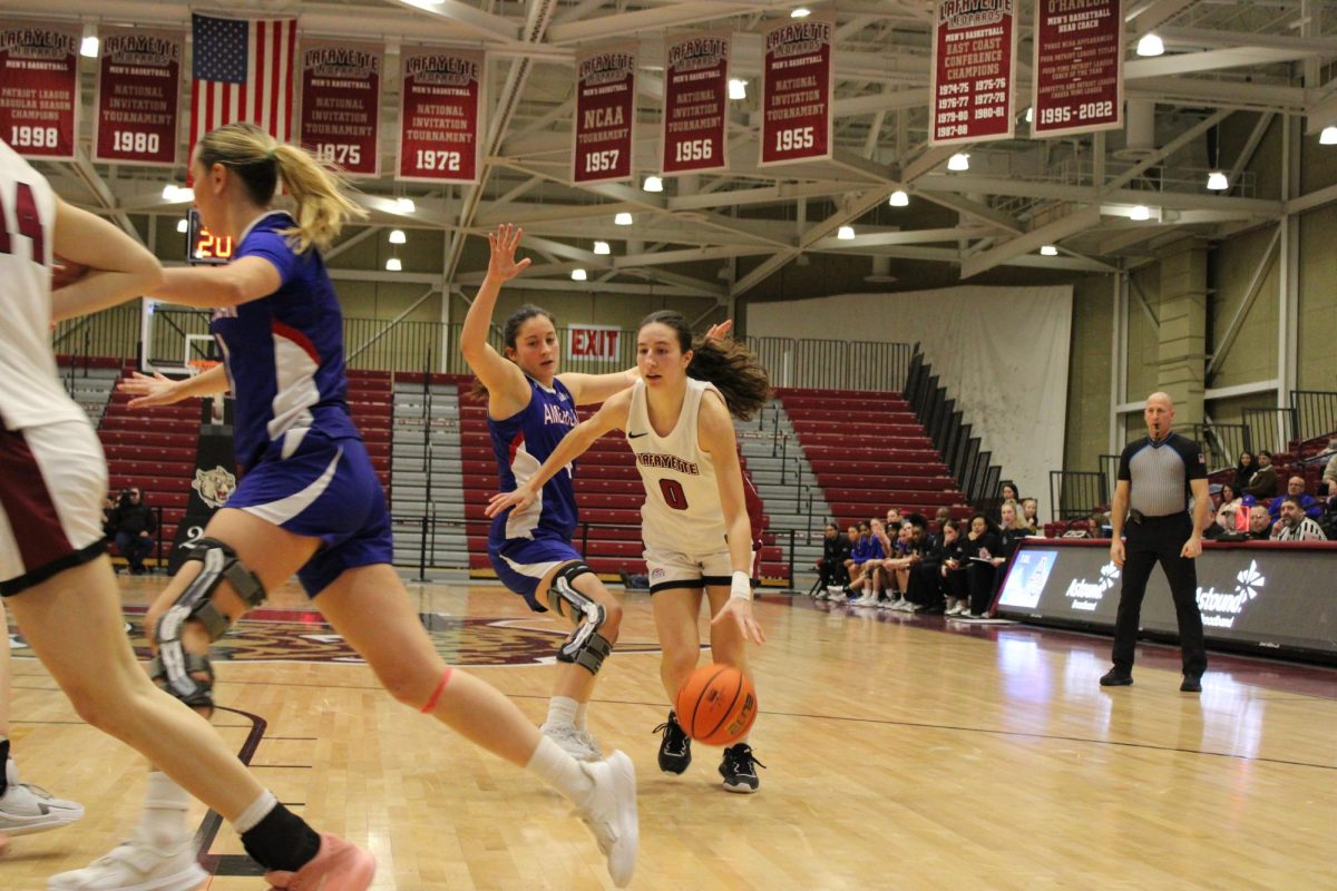 Sophomore guard Talia Zurinaskas scored a team-high 12 points in Wednesday’s loss. 