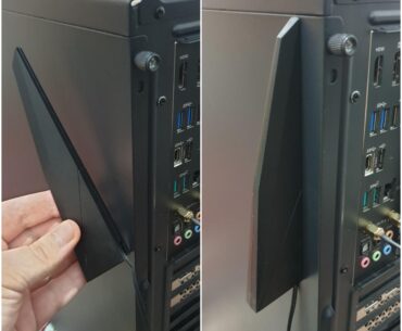 Just discovered the ASUS motherboard Wi-Fi antenna is magnetic and can Stick to the case. All those wasted years.
