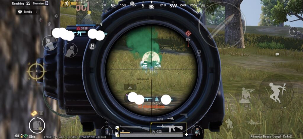 Kill animation and smoke
