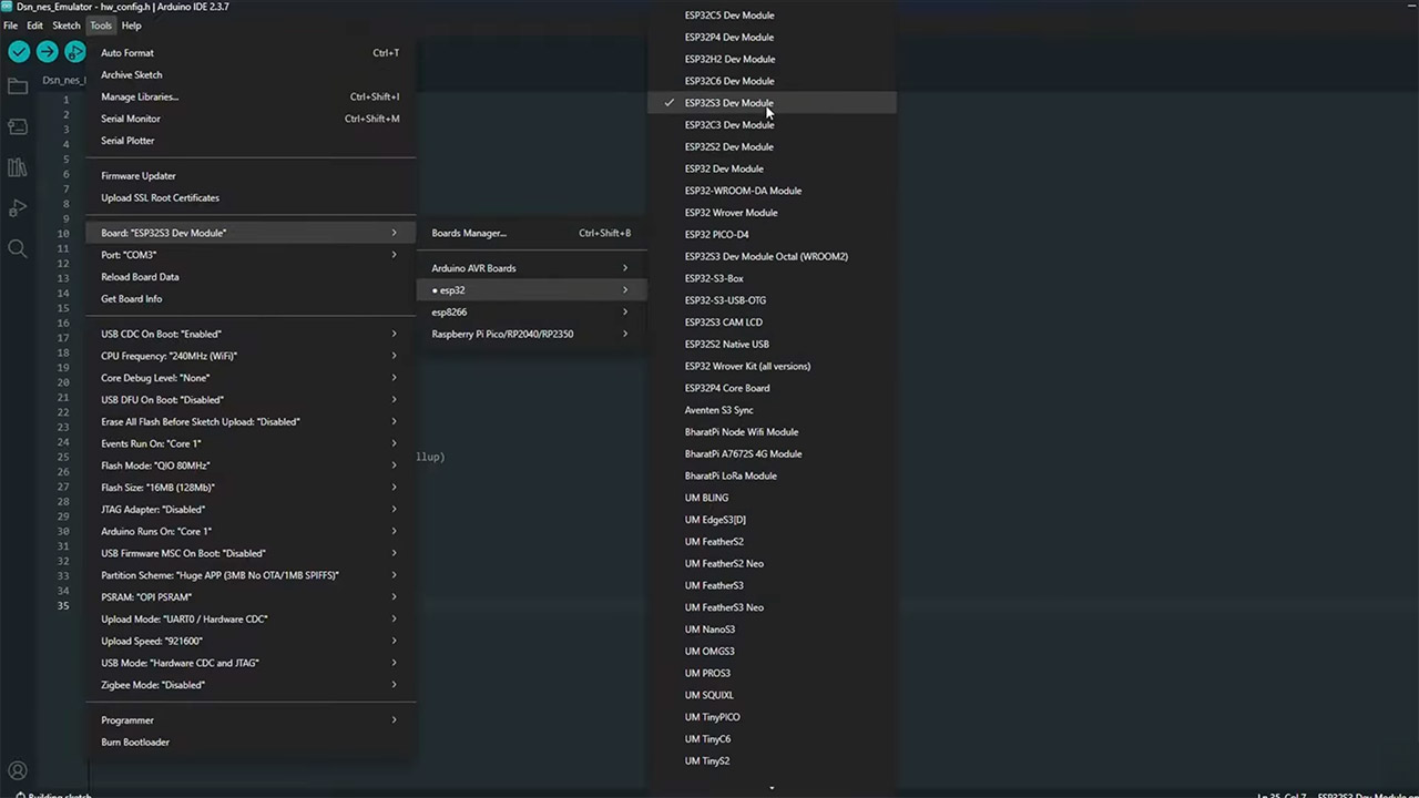 ESP32 DIY Retro Handheld Console Gaming