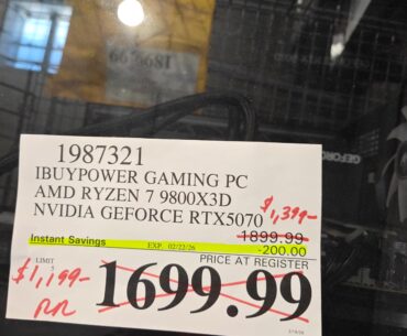 Think I found a good deal at Costco