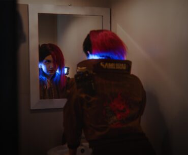My V cosplay from Cyberpunk 2077