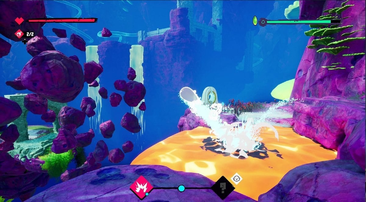 Fading Echos Waterball turned into bouncy ball