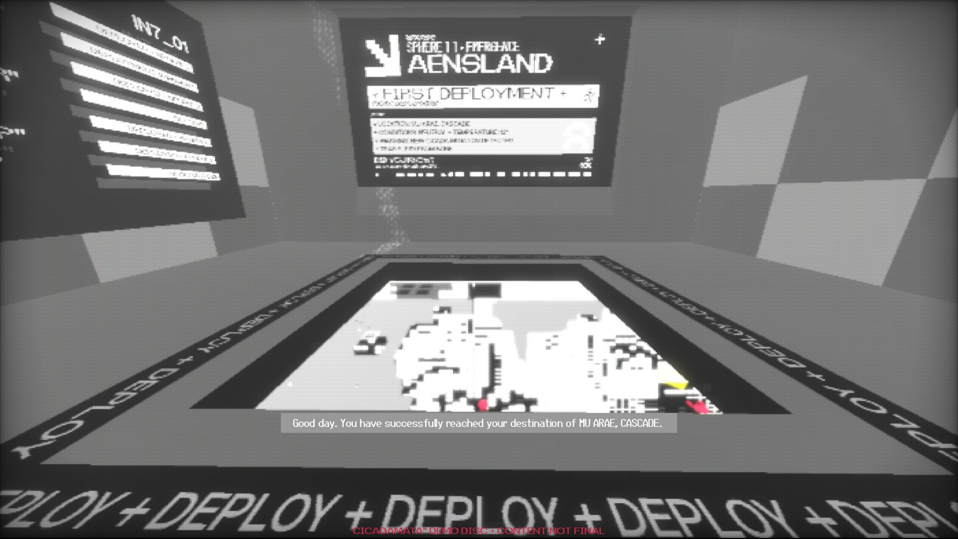The first deployment zone in Cicadamata.