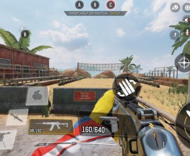 First time noticing this volleyball court on Shooting Range