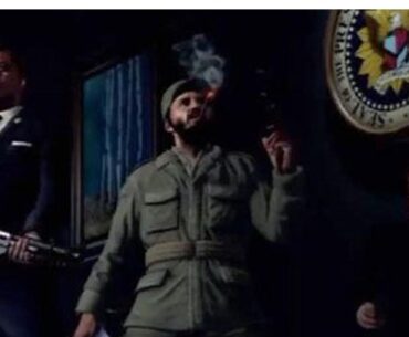 Just another day in the office for Fidel Castro.