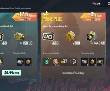 Will i get immediate UC if i buy another prime plus from partner third party website