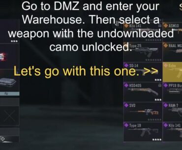 Is the game not letting you download some reactive camos you got in DMZ? Here's how to download them if you still can't.