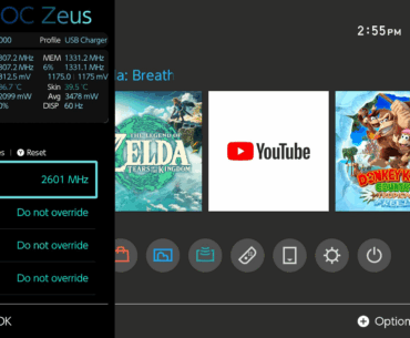 Nintendo Switch V1 World Record CPU Overclock - 2601MHz