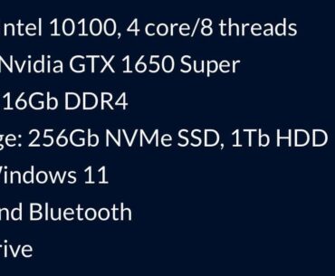 Are these good specs for a gaming pc?