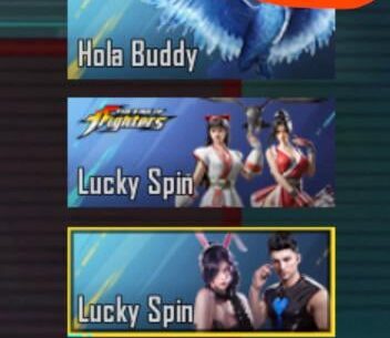 LUCKY SPIN REWARDS