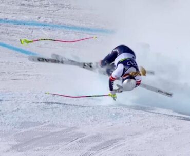 Live updates: Lindsey Vonn crashes, Breezy Johnson wins Team USA’s first Games gold and medals aplenty on a dramatic Day 2