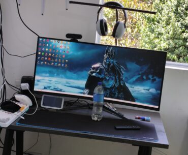 A photo taken before organizing it, but I'm happily enjoying it haha