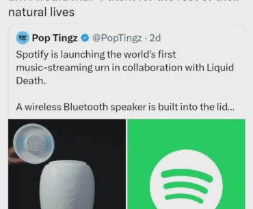 Ive always wanted the urn that holds my ashes to play music!