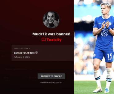 Chelsea player Mykhailo Mudryk has been given a 28 day ban on FACEIT for toxicity