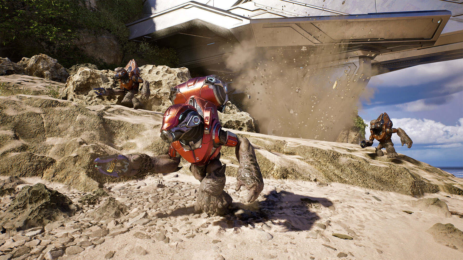 Screenshot from Halo: Campaign Evolved, the remake of Halo: Combat Evolved.