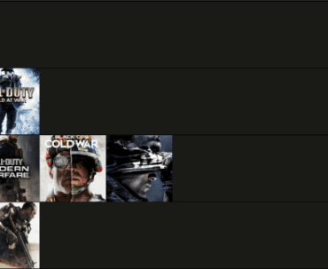 [COD] Call of Duty Tier List