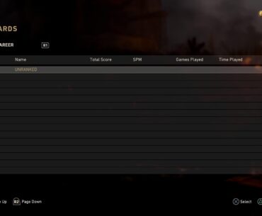 PSN Leaderboards