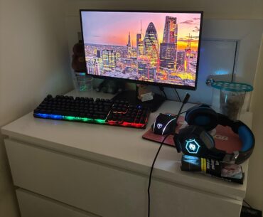 my battle station , it’s not great but it will do.