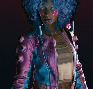 Normally not one to make outrageous characters but Cyberpunk got me to do it