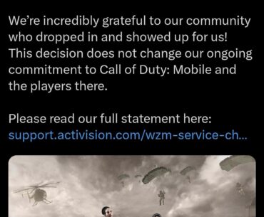 So ends another CODM killer