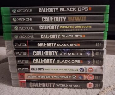 Wanted to post this physical collection of og cods what cods do you have that are on physical media? Just curious