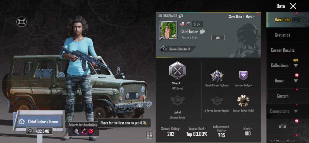 Returning to PUBG Mobile—where’s my Survival Mastery?