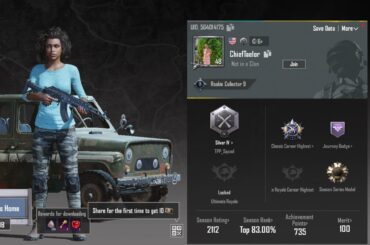 Returning to PUBG Mobile—where’s my Survival Mastery?