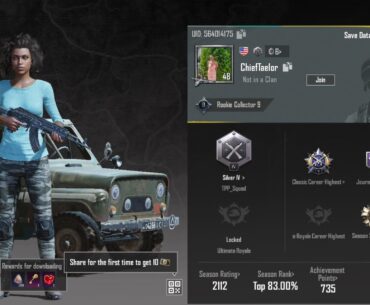 Returning to PUBG Mobile—where’s my Survival Mastery?