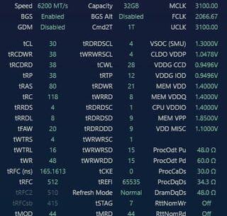 9800x3d - Ram Overclocking