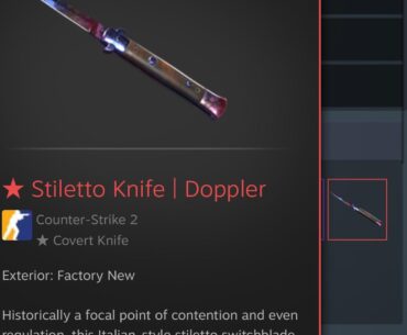 Trade These items for Karambit Tiger tooth?