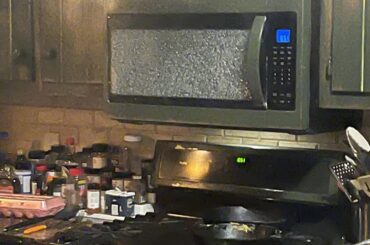 Another broken tempered glass panel.