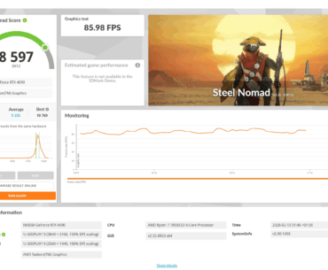 Below average 4090 Steel Nomad score