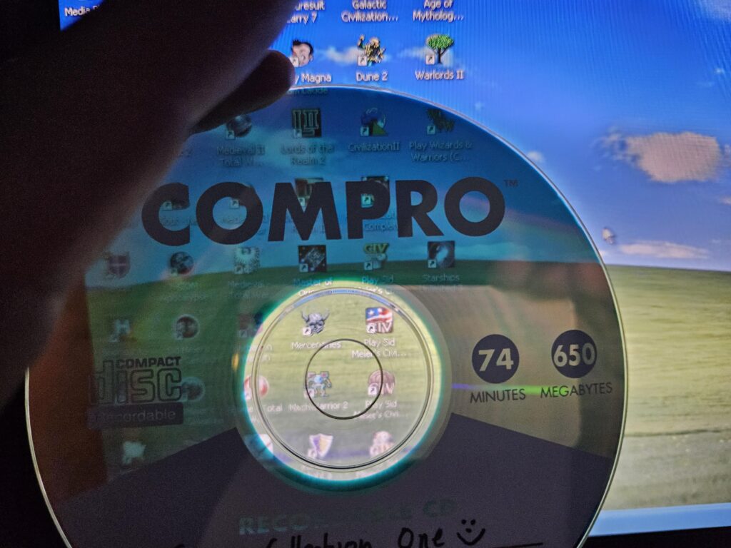 The "Games" CD I bought off a schoolyard mate in the early 90s has turned transparent but still works!