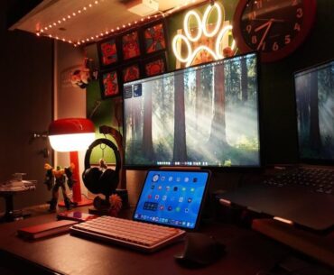 My childhood home wfh setup