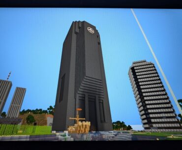 Build arasaka tower in Minecraft