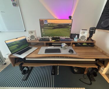 All in one work, music, gaming, and streaming battlestation