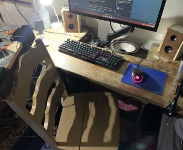 DIY Desktop surround sound setup (5.1 with phantom center channel)