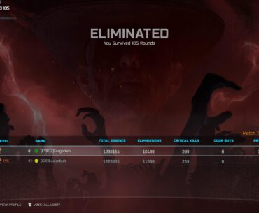 First time reaching round 100