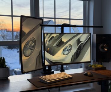 Modest temporary college battlestation/audio setup