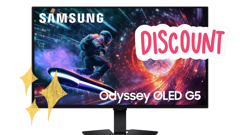 Samsung 27″ Odyssey OLED G5 Gaming Monitor Now $350