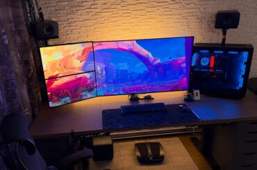 So I kinda finished my Work/Play/Audio station