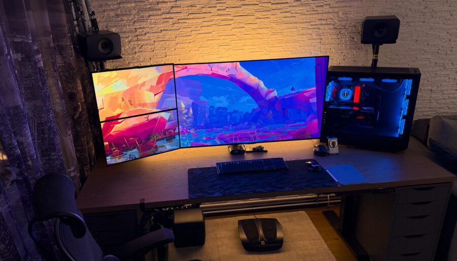 So I kinda finished my Work/Play/Audio station