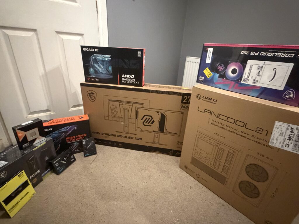 Got the last of the pieces hoping to start building tomorrow. Little nervous about something not working when it’s done