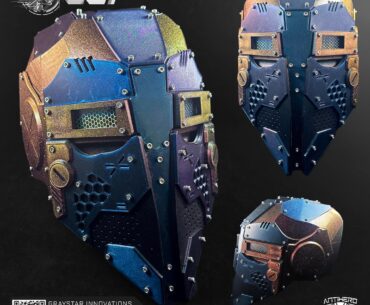 More of my helmet designs, with a color shift paint scheme :)