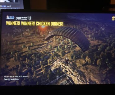 First Chicken Dinner in the air 🐔