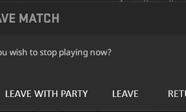 We should have 'Leave with Party' as an option. There's no reason to break the party up every time someone doesn't want to wait out the whole end screen.